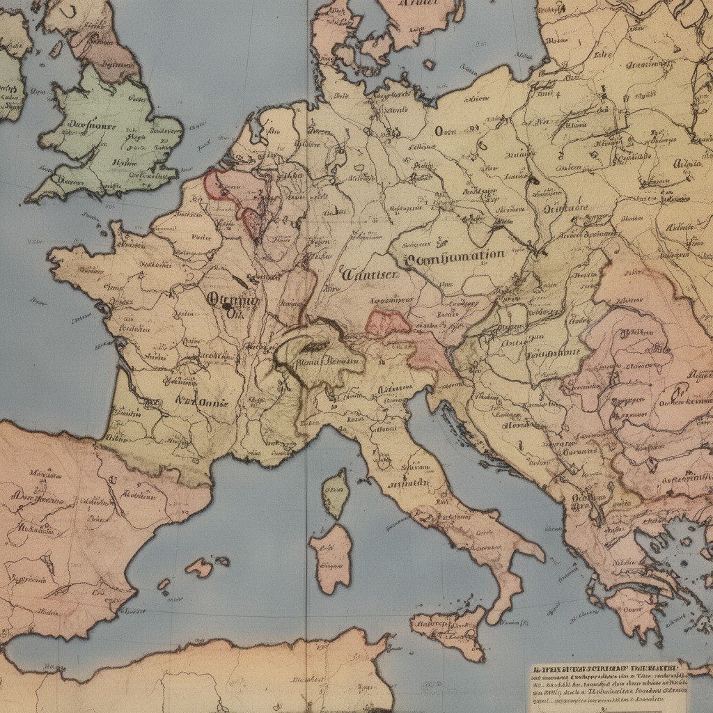 AI-generated illustration of Confederation of the Rhine