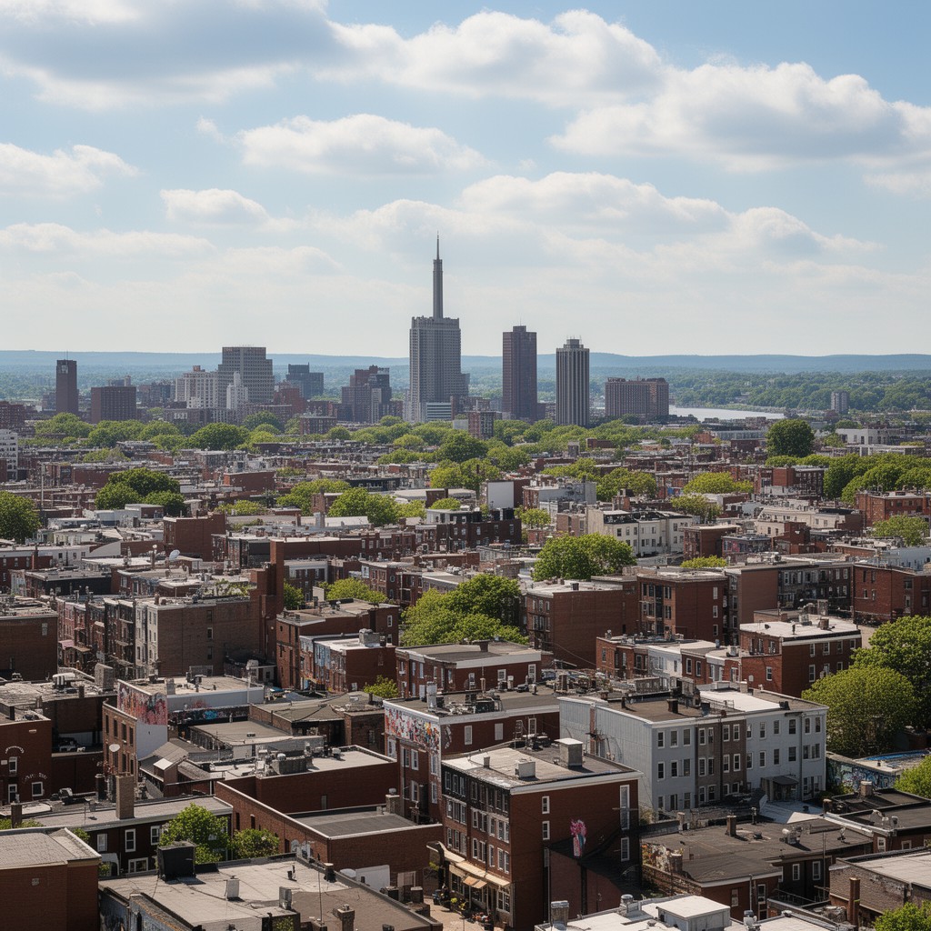 AI-generated illustration of Upper Darby Township