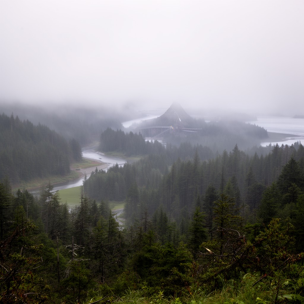 AI-generated illustration of western Oregon