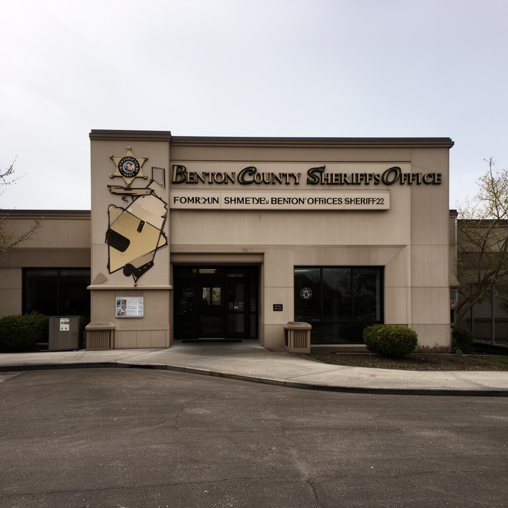 AI-generated illustration of Benton County Sheriff's Office