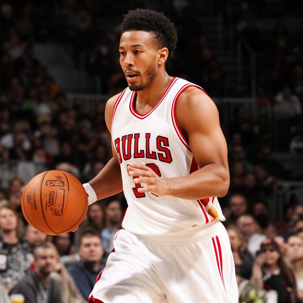AI-generated illustration of Derrick Rose