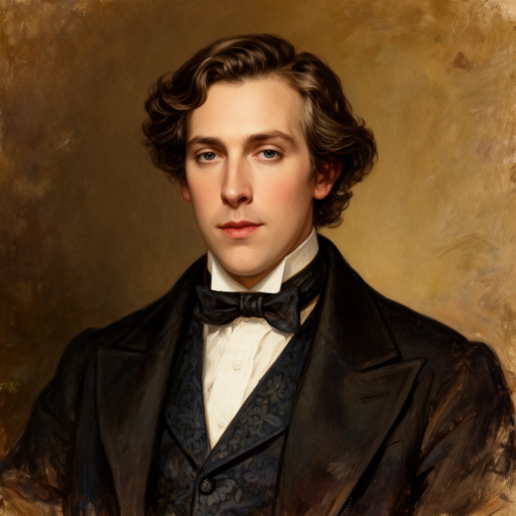 AI-generated illustration of Oscar Wilde