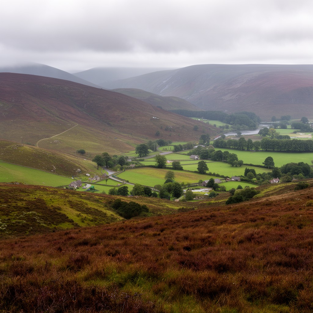 AI-generated illustration of Forest of Bowland