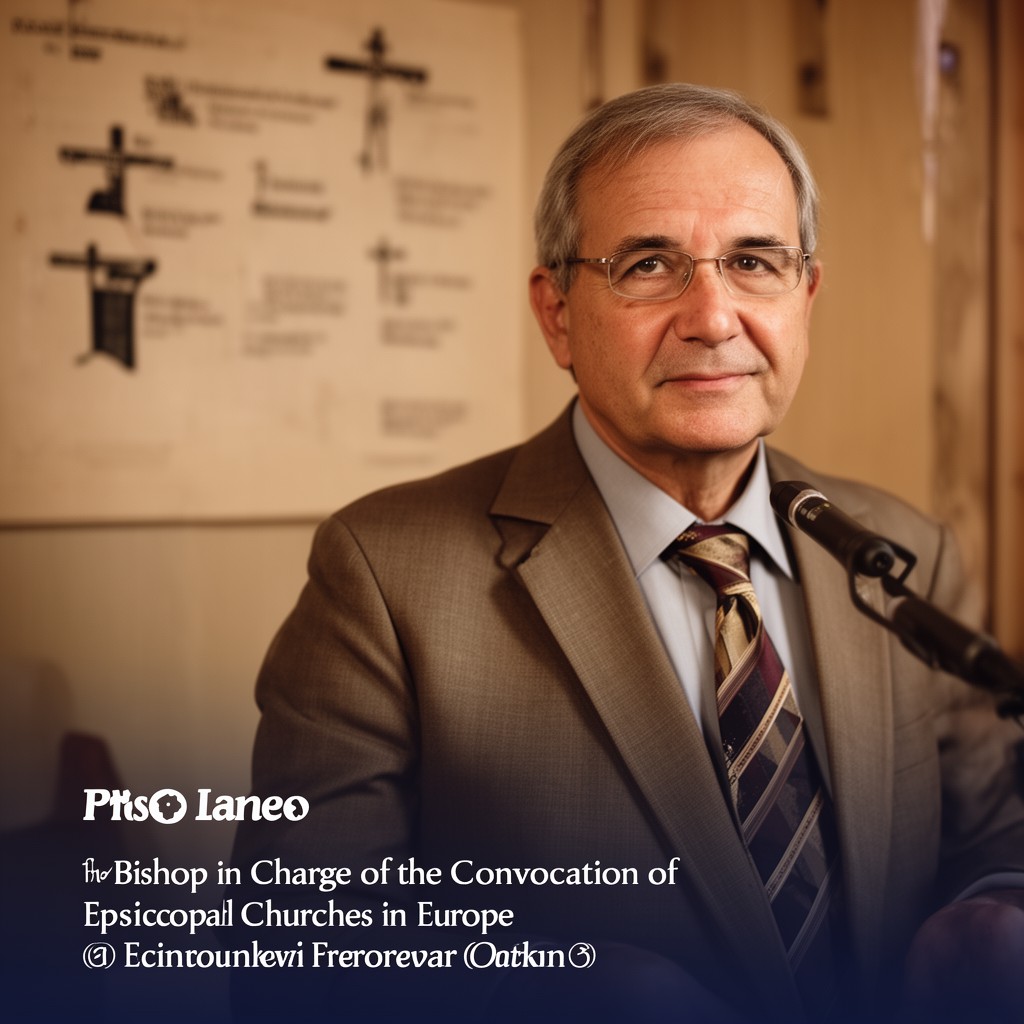 AI-generated illustration of Bishop in Charge of the Convocation of Episcopal Churches in Europe