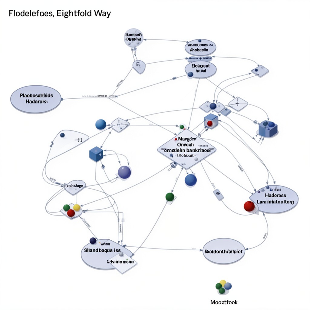 AI-generated illustration of Eightfold Way classification