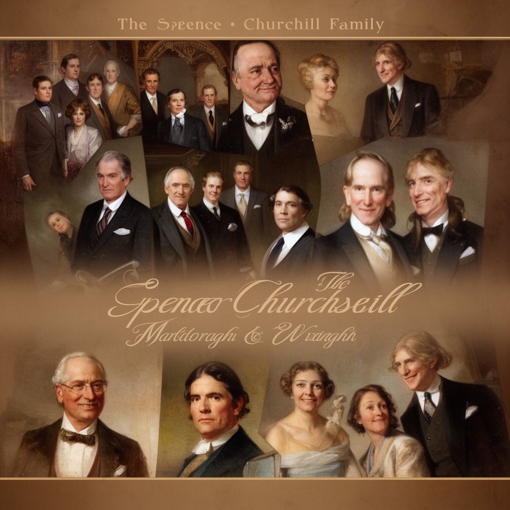 AI-generated illustration of Spencer-Churchill family