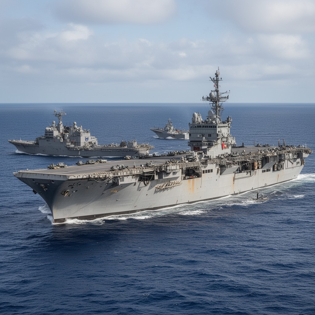 AI-generated illustration of Expeditionary Strike Groups