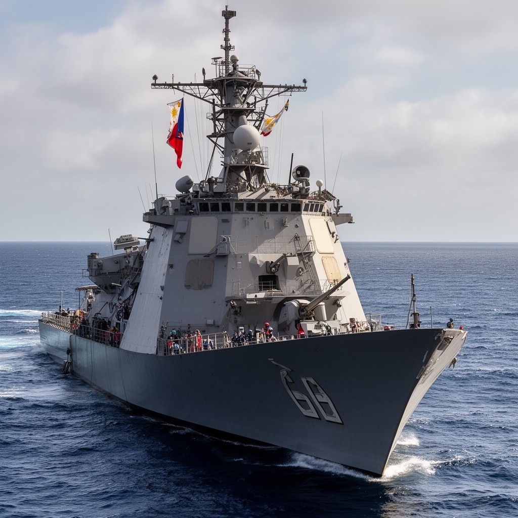 AI-generated illustration of Philippine Navy