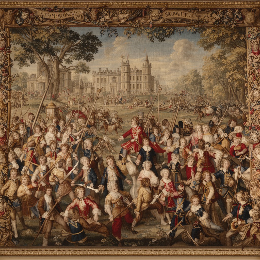 AI-generated illustration of Marlborough Tapestries