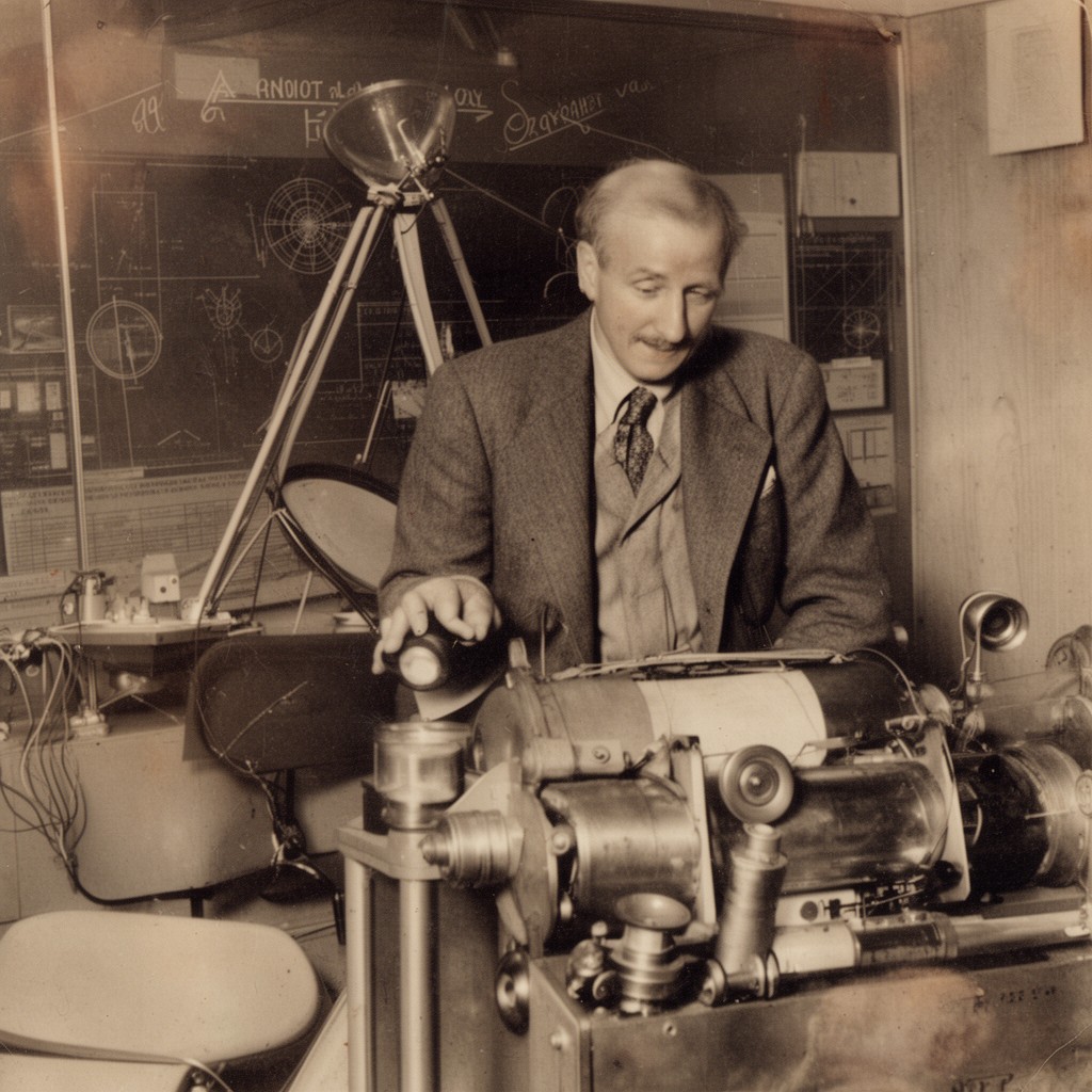 AI-generated illustration of Arnold Wilkins