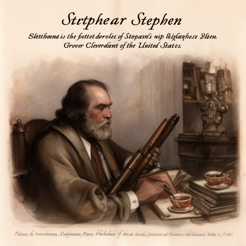 AI-generated illustration of Stephen