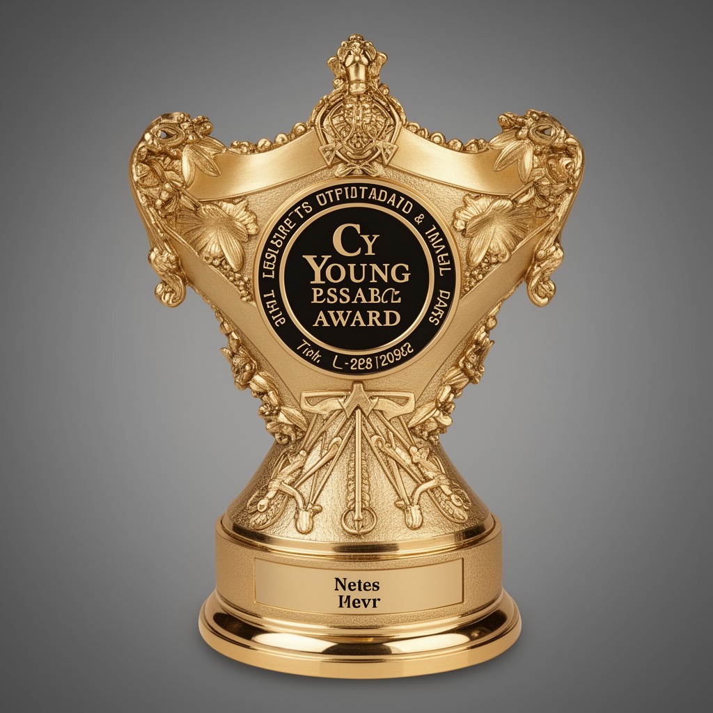 AI-generated illustration of Cy Young Award