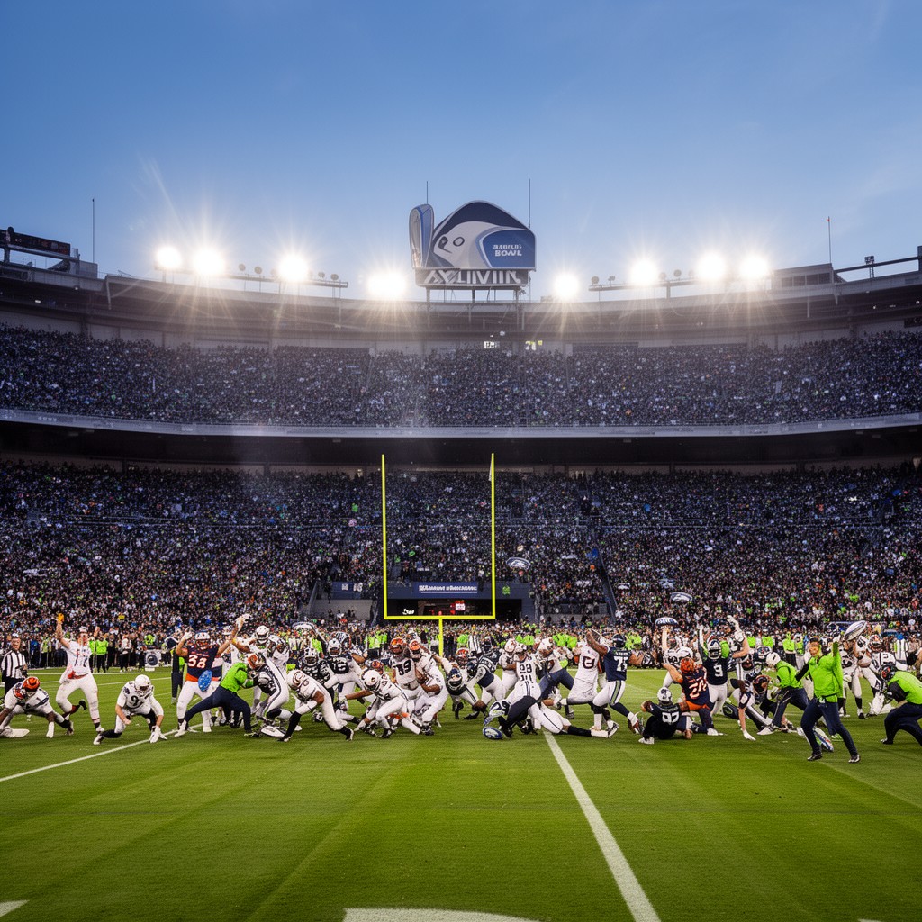 AI-generated illustration of Super Bowl XLVIII