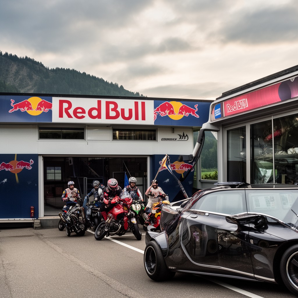 AI-generated illustration of Red Bull GmbH