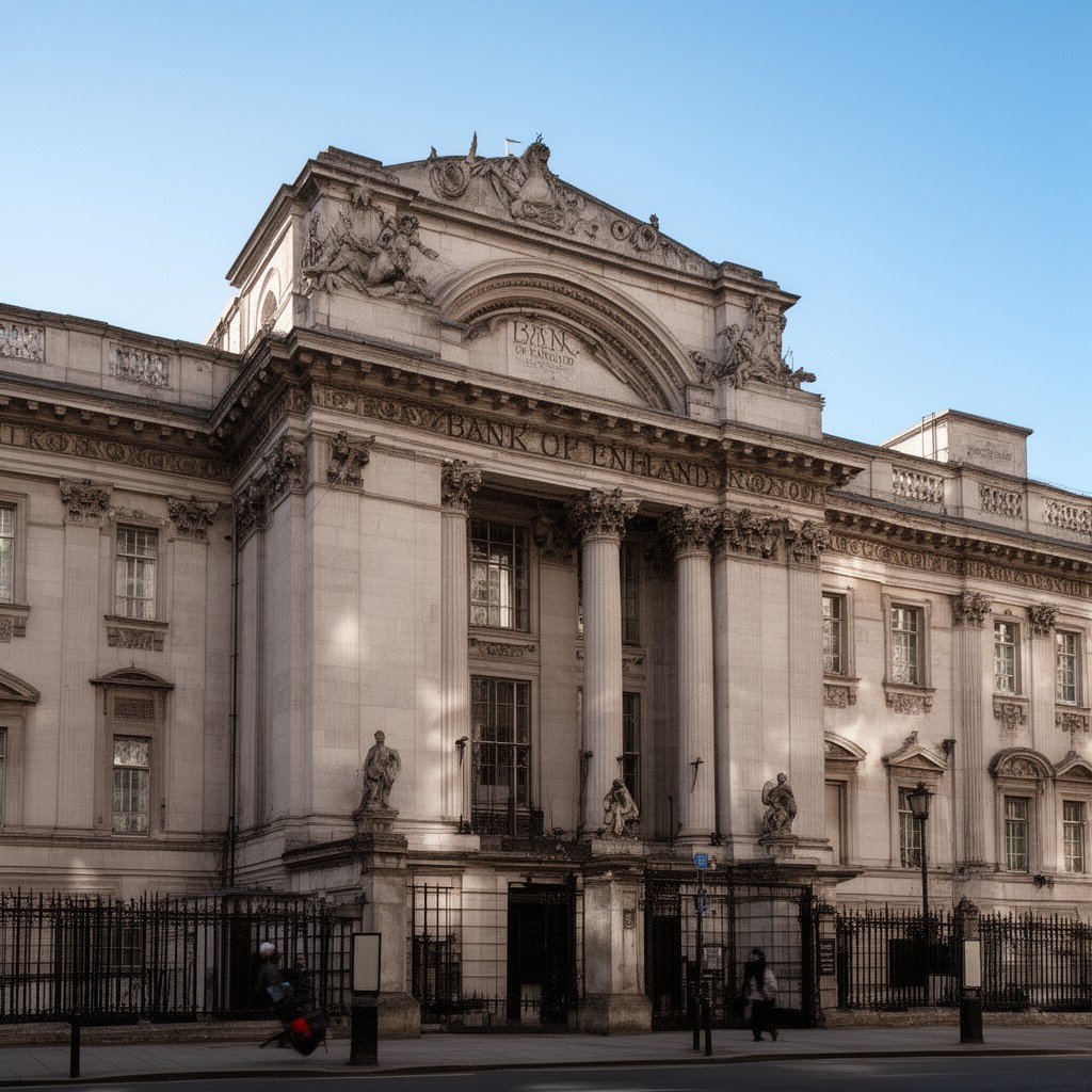 AI-generated illustration of Bank of England