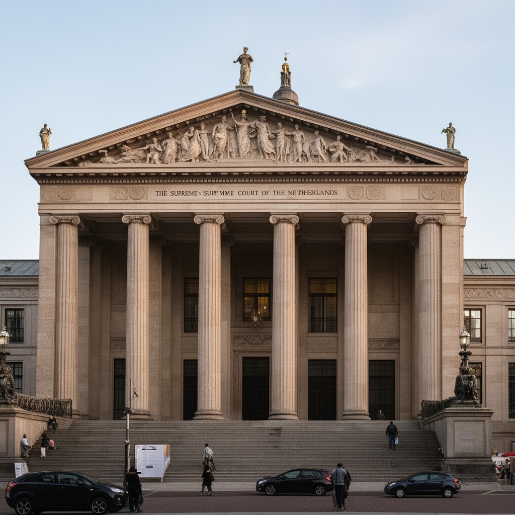 AI-generated illustration of Supreme Court of the Netherlands