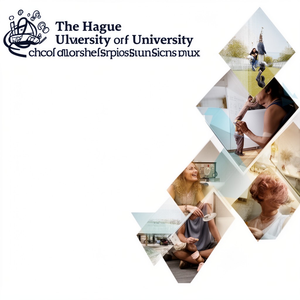 AI-generated illustration of The Hague University of Applied Sciences