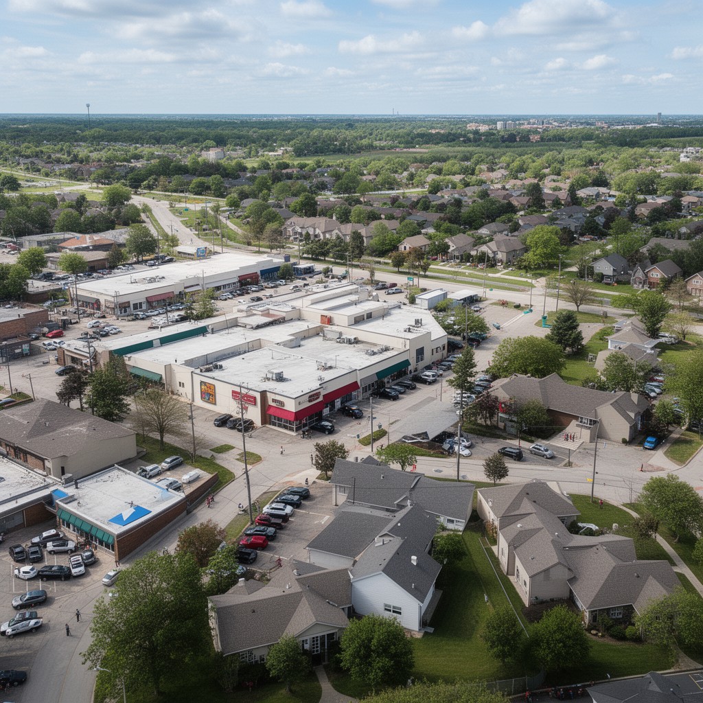 AI-generated illustration of Matteson, Illinois