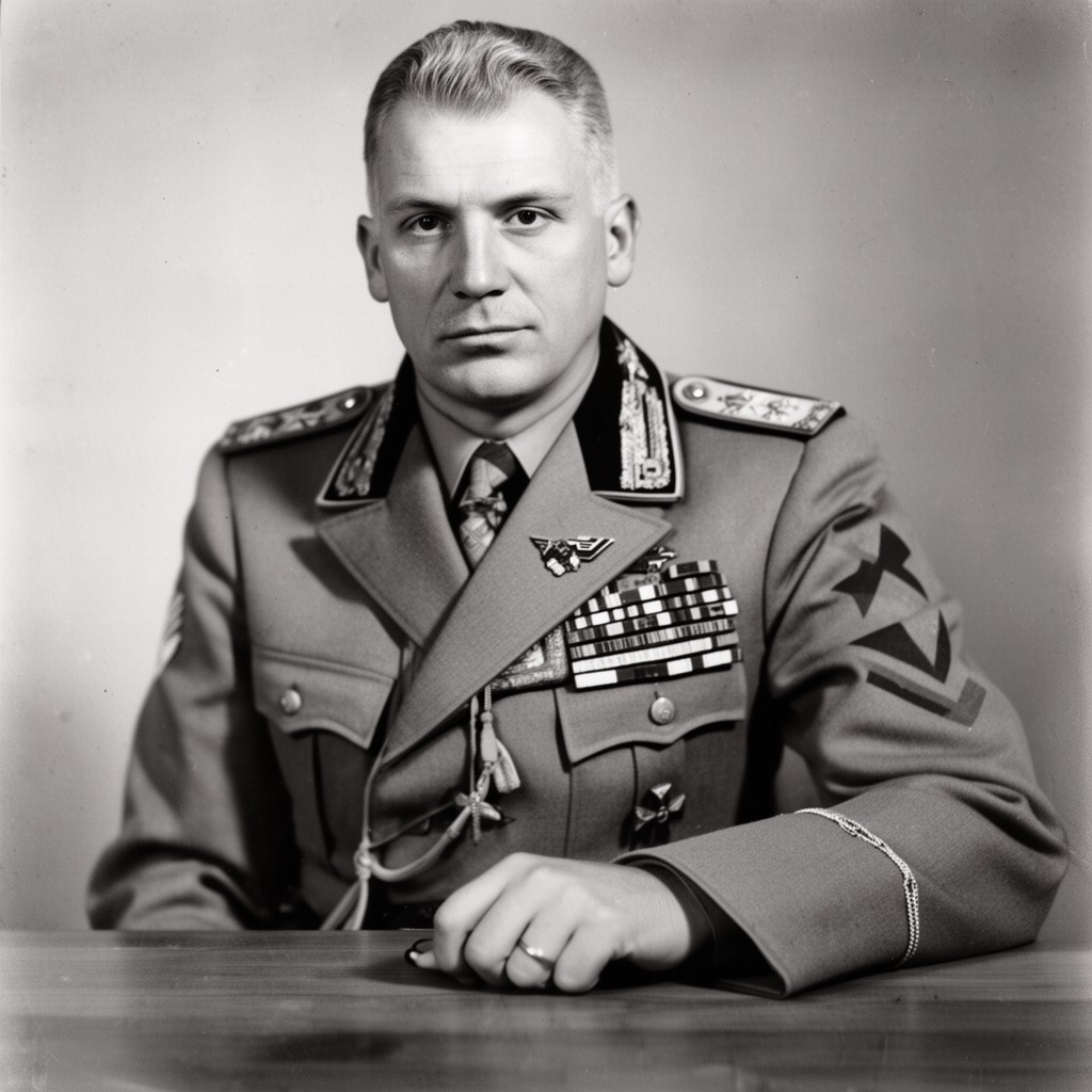 AI-generated illustration of Erich von Manstein