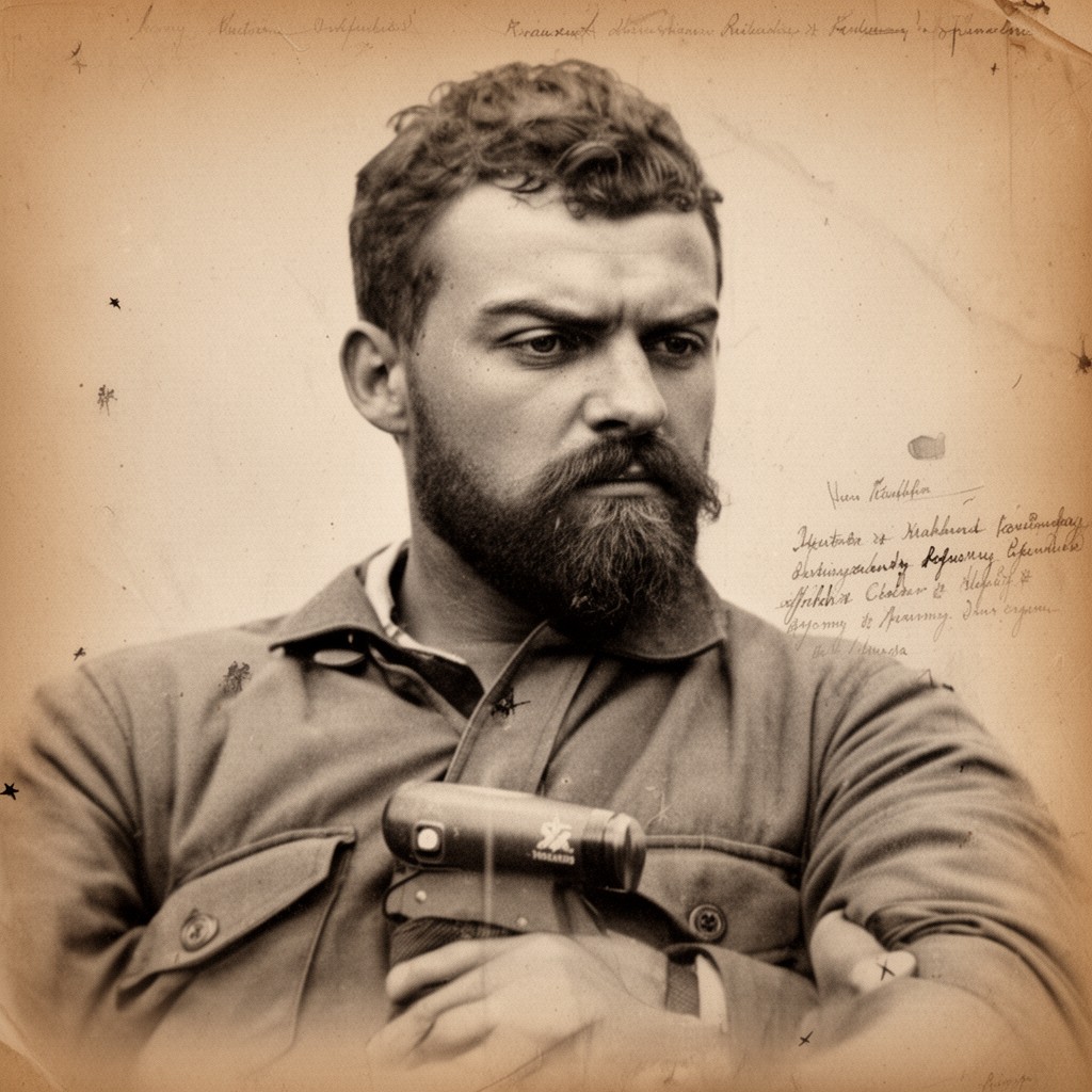AI-generated illustration of Nestor Makhno