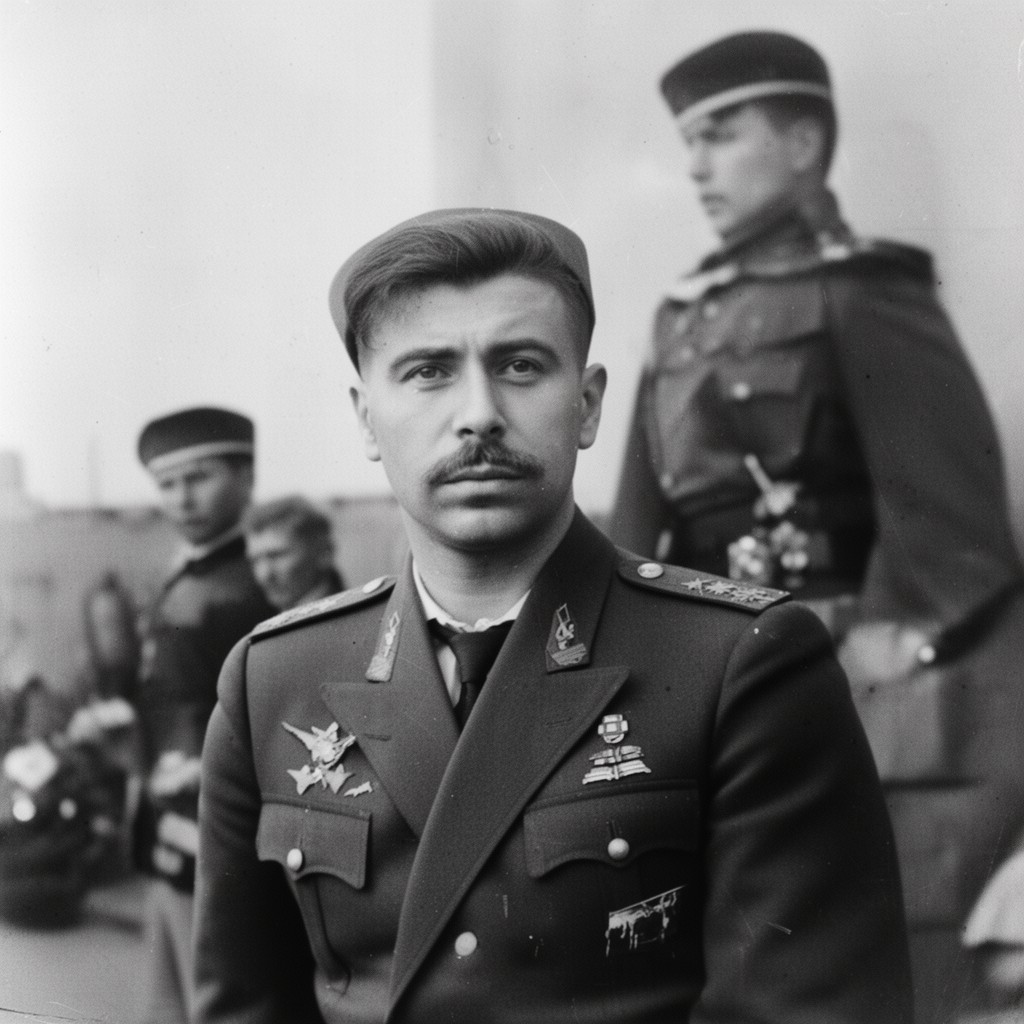 AI-generated illustration of Mikhail Tukhachevsky