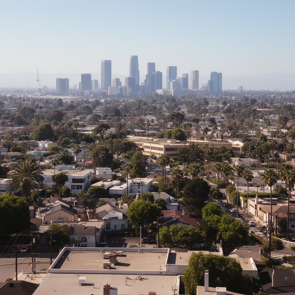 AI-generated illustration of Westchester, Los Angeles