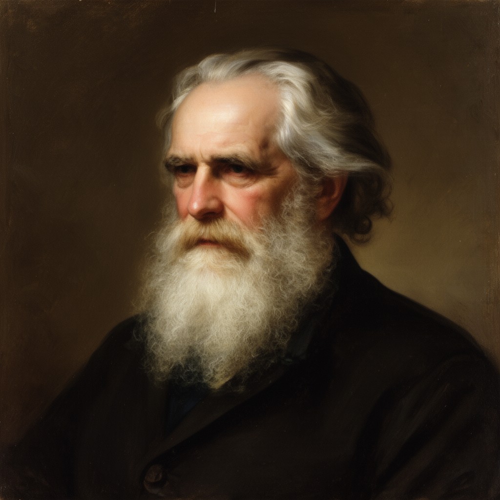 AI-generated illustration of Erasmus Alvey Darwin