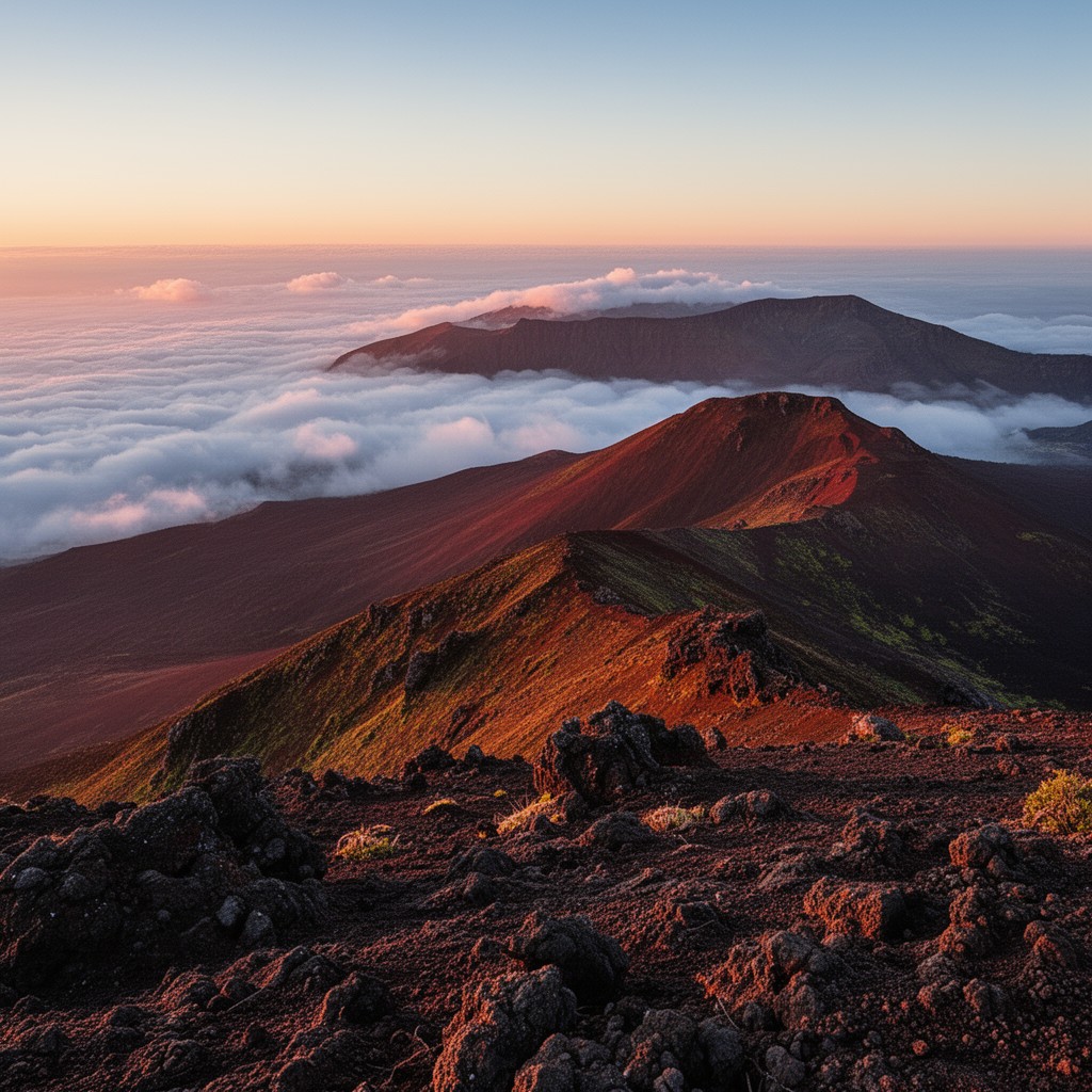 AI-generated illustration of Haleakalā National Park