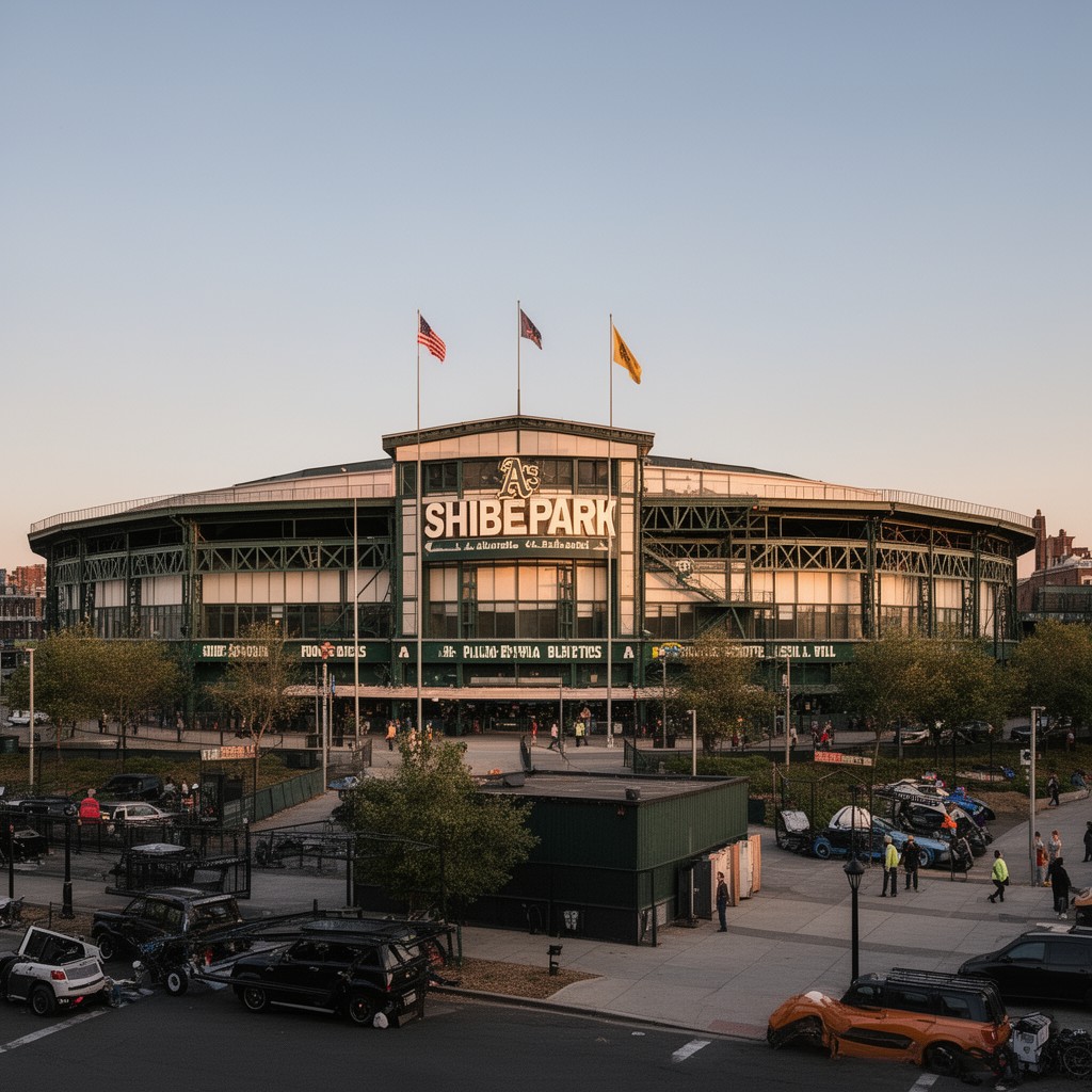 AI-generated illustration of Shibe Park