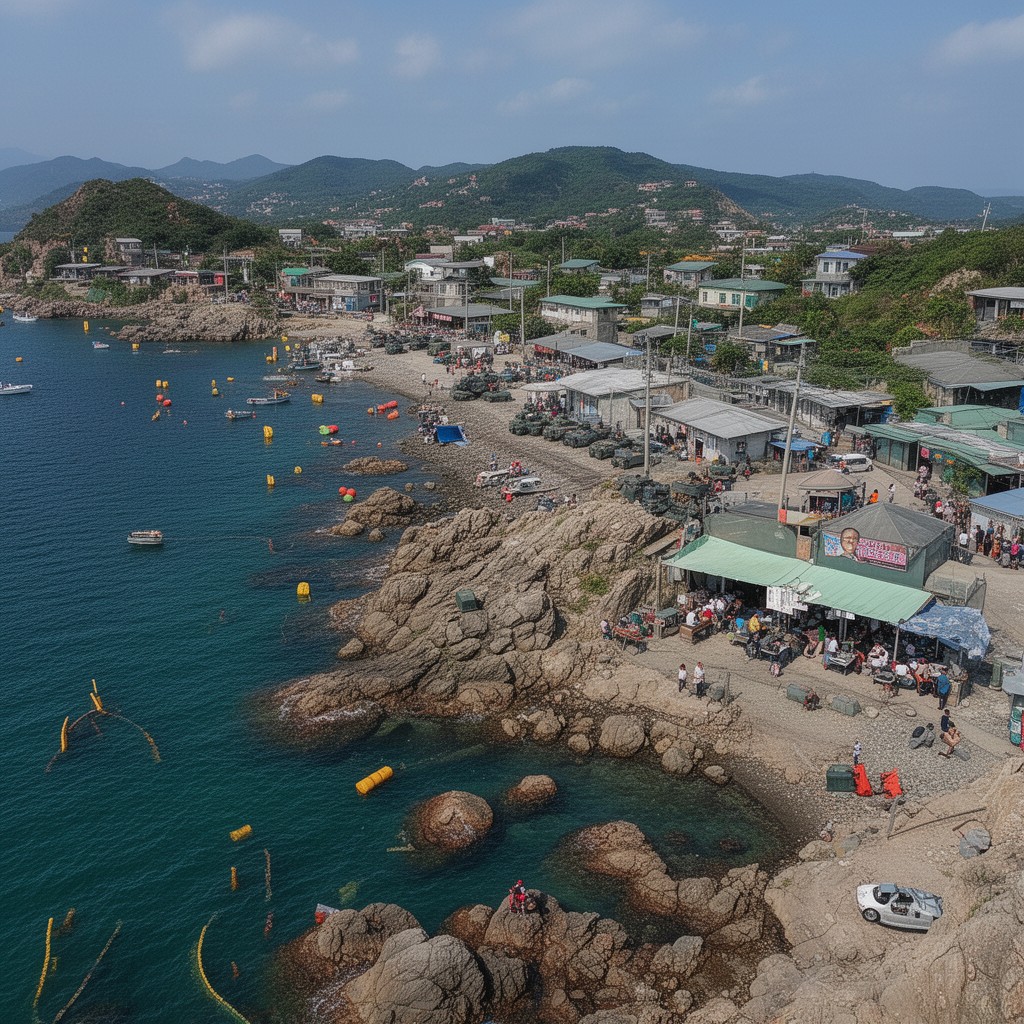 AI-generated illustration of Matsu Islands