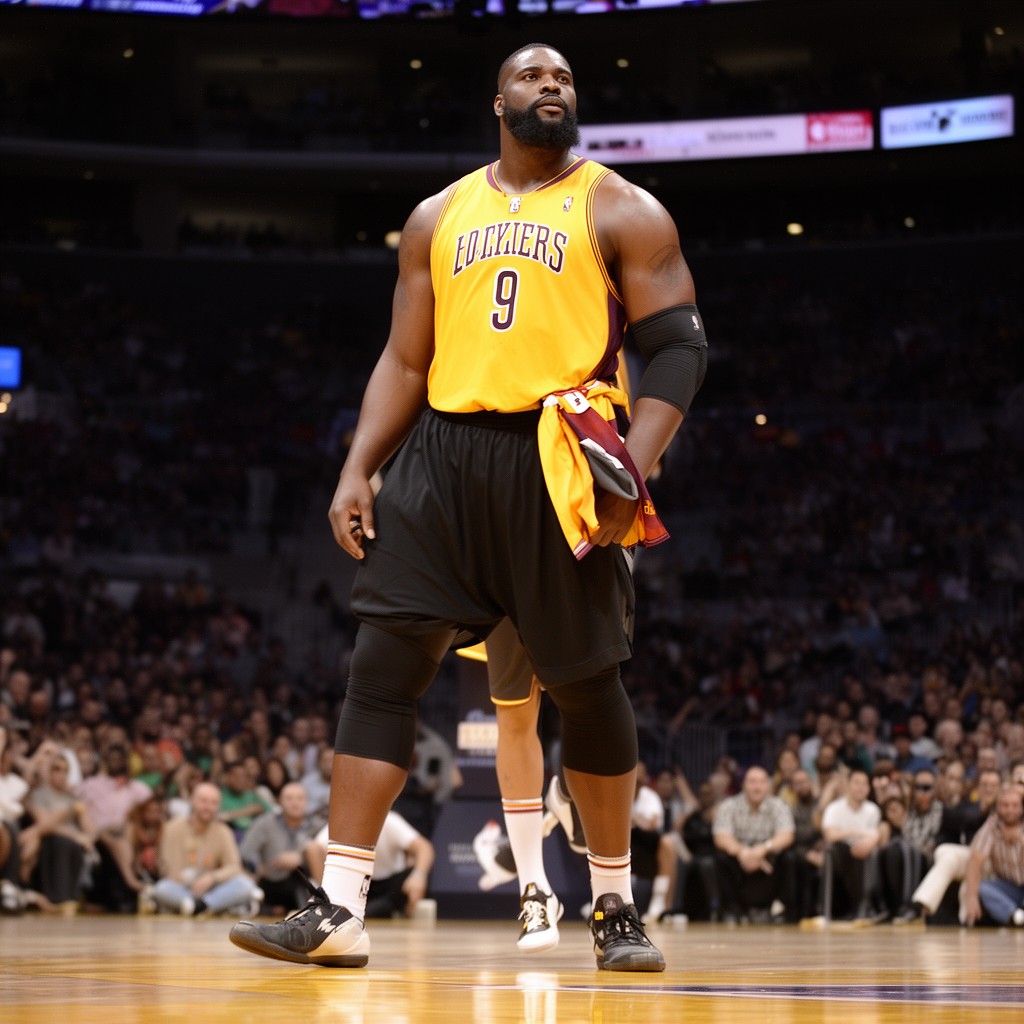 AI-generated illustration of Shaquille O'Neal