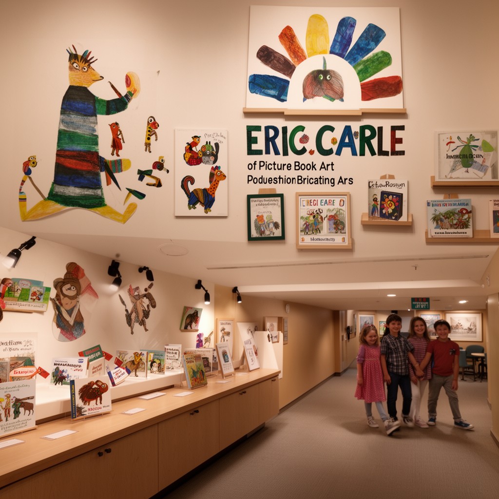 AI-generated illustration of Eric Carle Museum of Picture Book Art