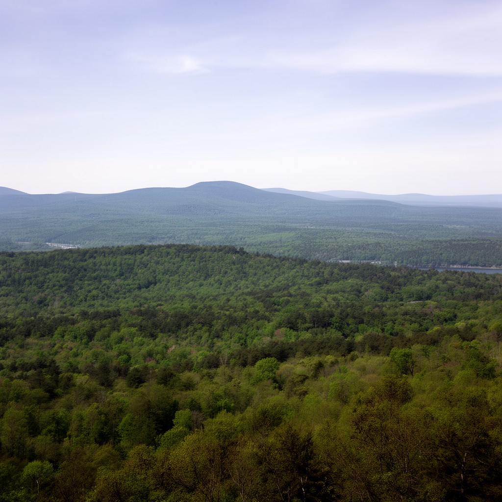 AI-generated illustration of Mount Holyoke Range