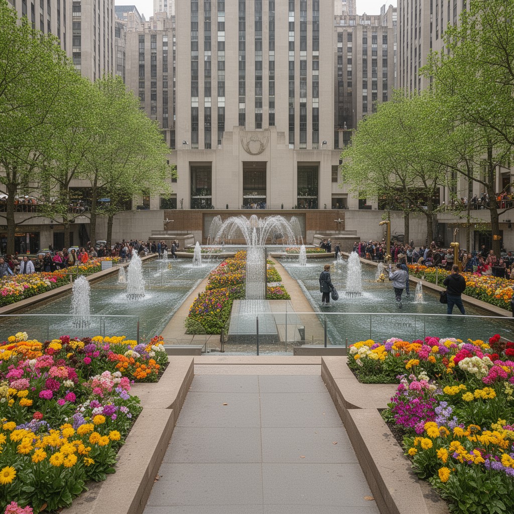 AI-generated illustration of Channel Gardens
