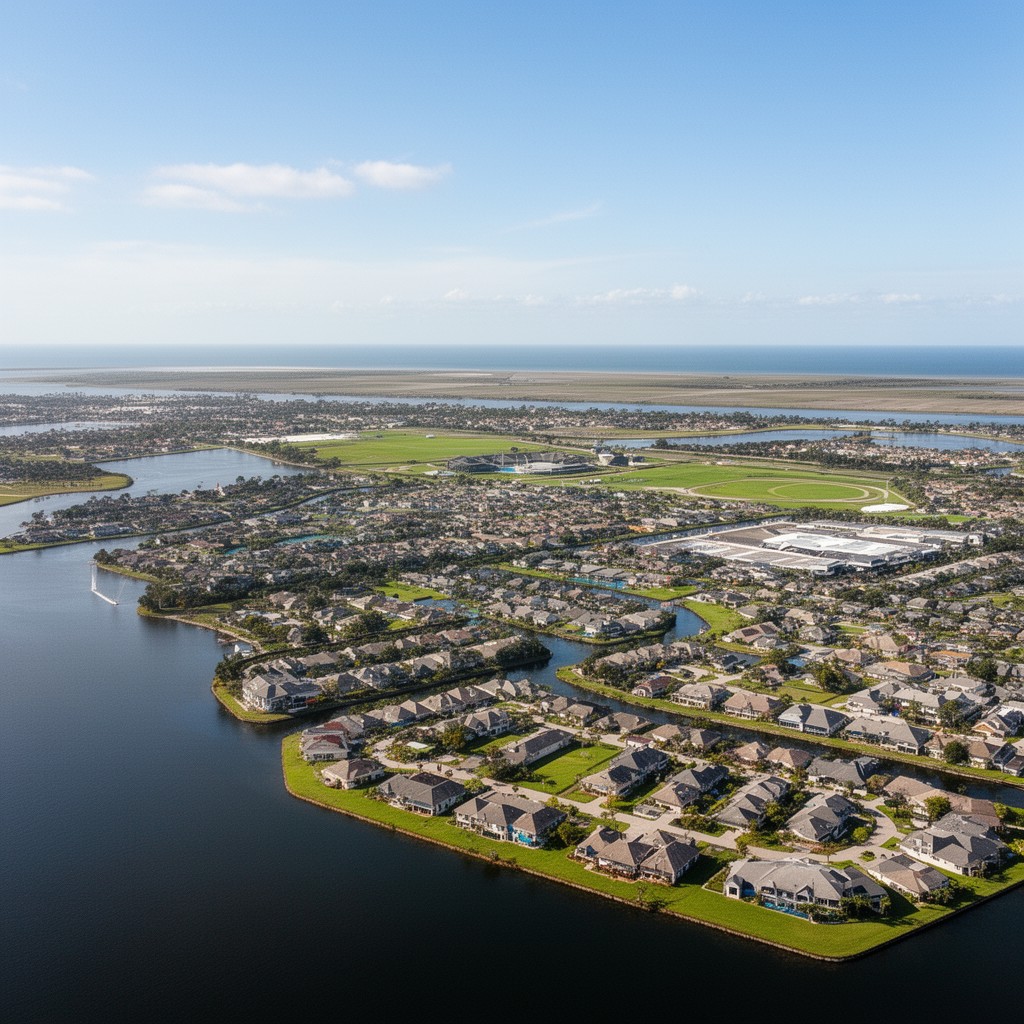 AI-generated illustration of Port St. Lucie, Florida