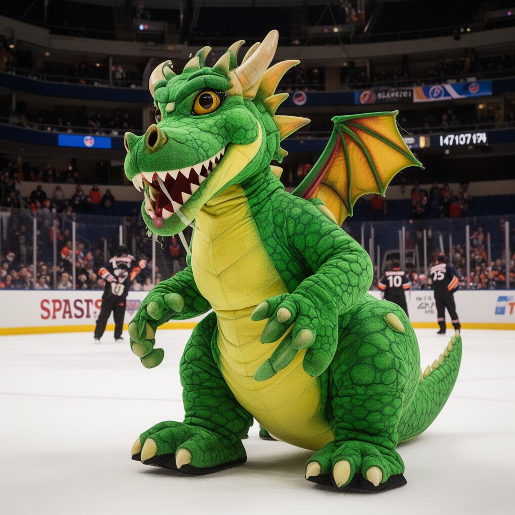 AI-generated illustration of Sparky the Dragon