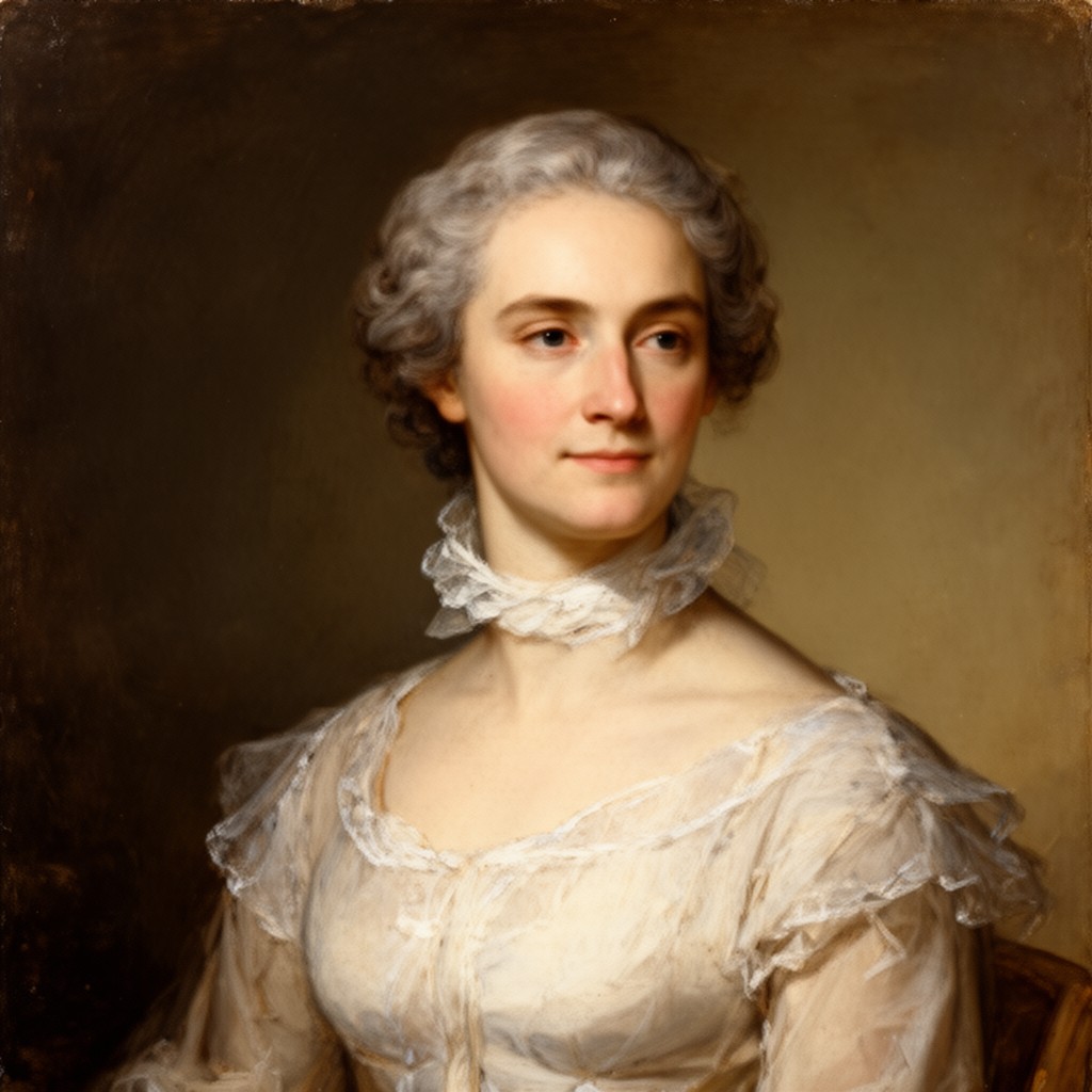 AI-generated illustration of Martha Wayles Skelton Jefferson