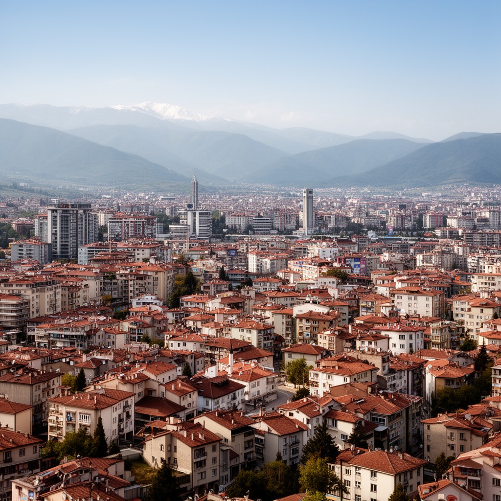 AI-generated illustration of Pristina