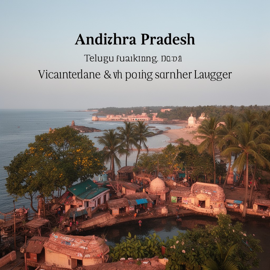 AI-generated illustration of Andhra Pradesh