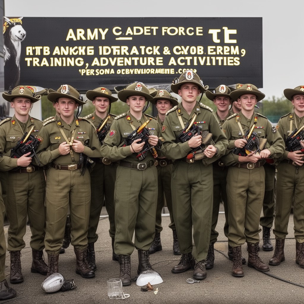 AI-generated illustration of Army Cadet Force