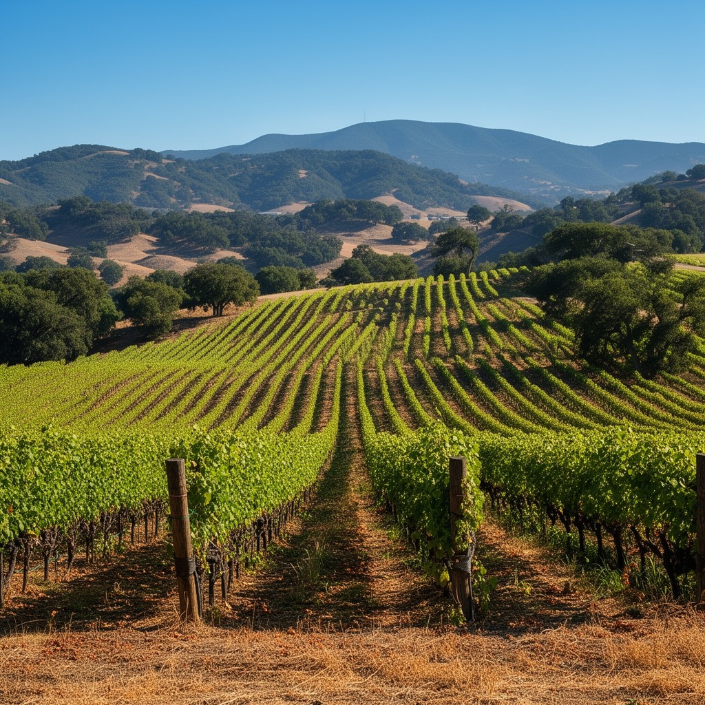 AI-generated illustration of Sonoma Valley AVA