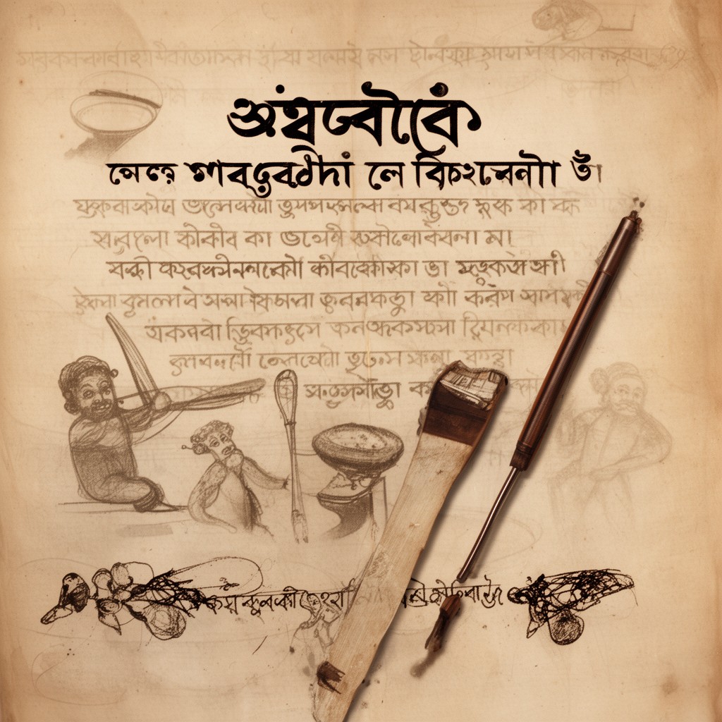 AI-generated illustration of Magadhi Prakrit