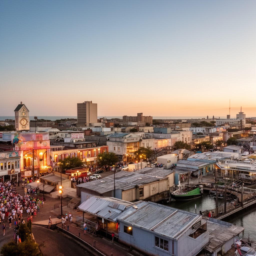 AI-generated illustration of Mobile, Alabama