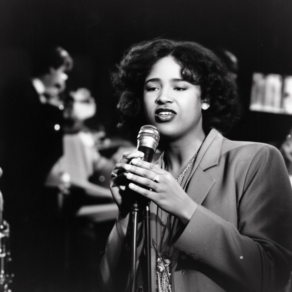 AI-generated illustration of Billie Holiday