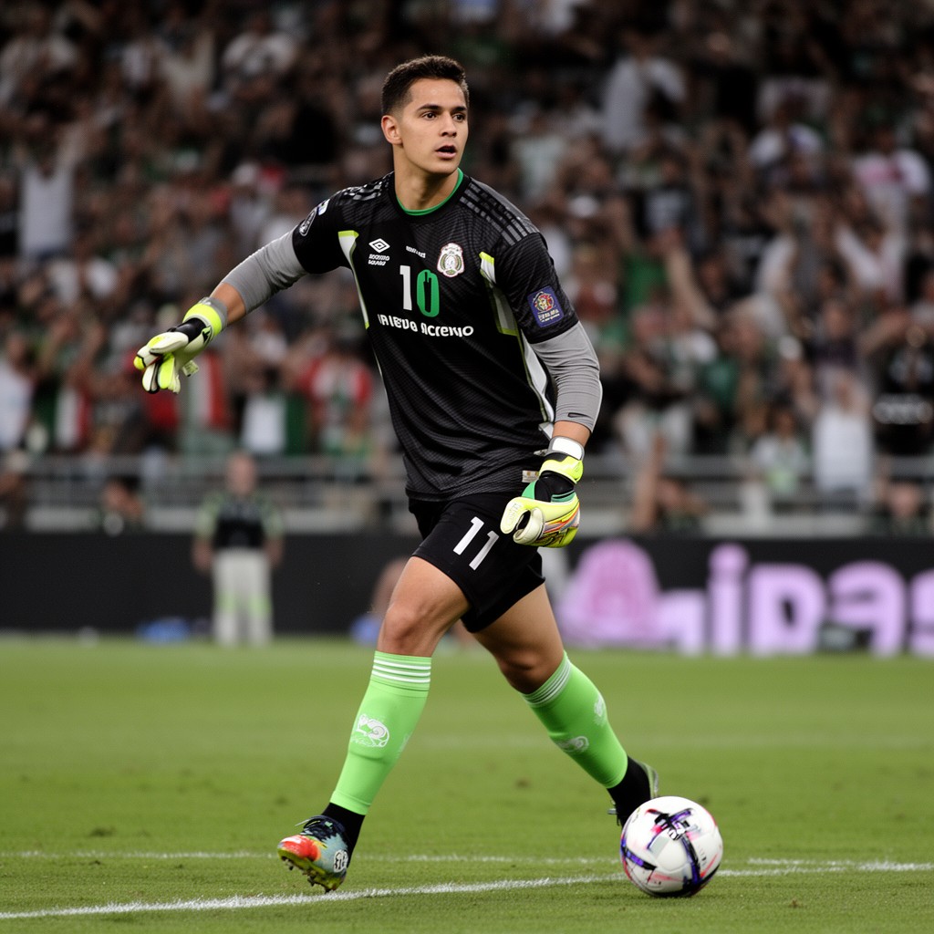 AI-generated illustration of Guillermo Ochoa
