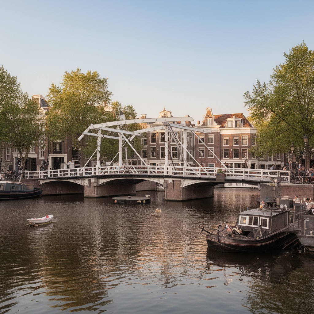 AI-generated illustration of Magere Brug