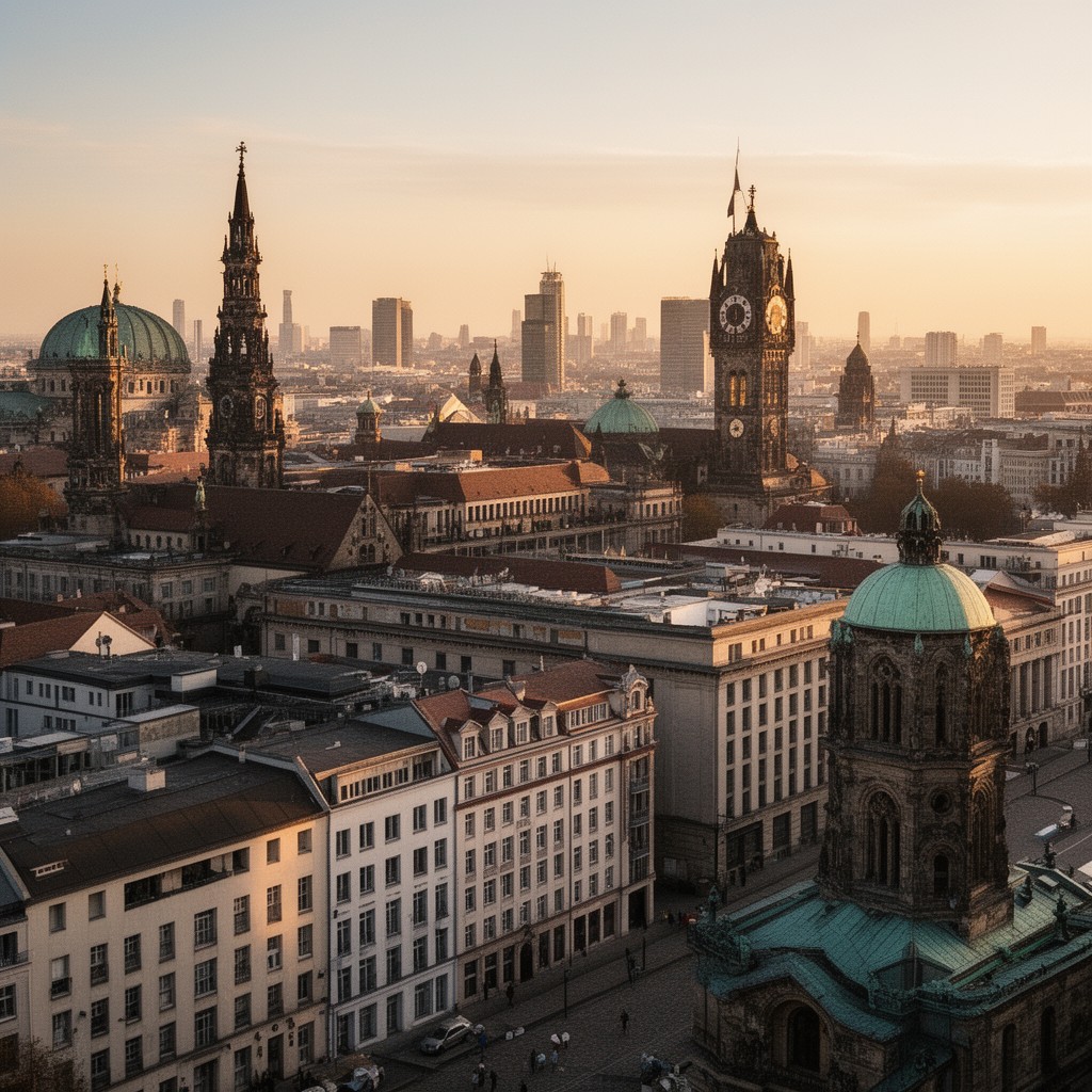 AI-generated illustration of Mitte, Berlin