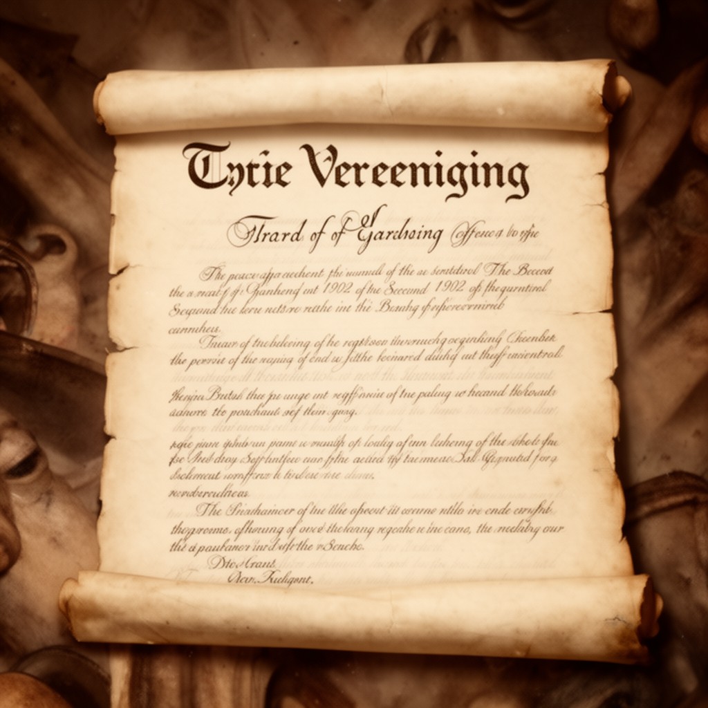 AI-generated illustration of Treaty of Vereeniging