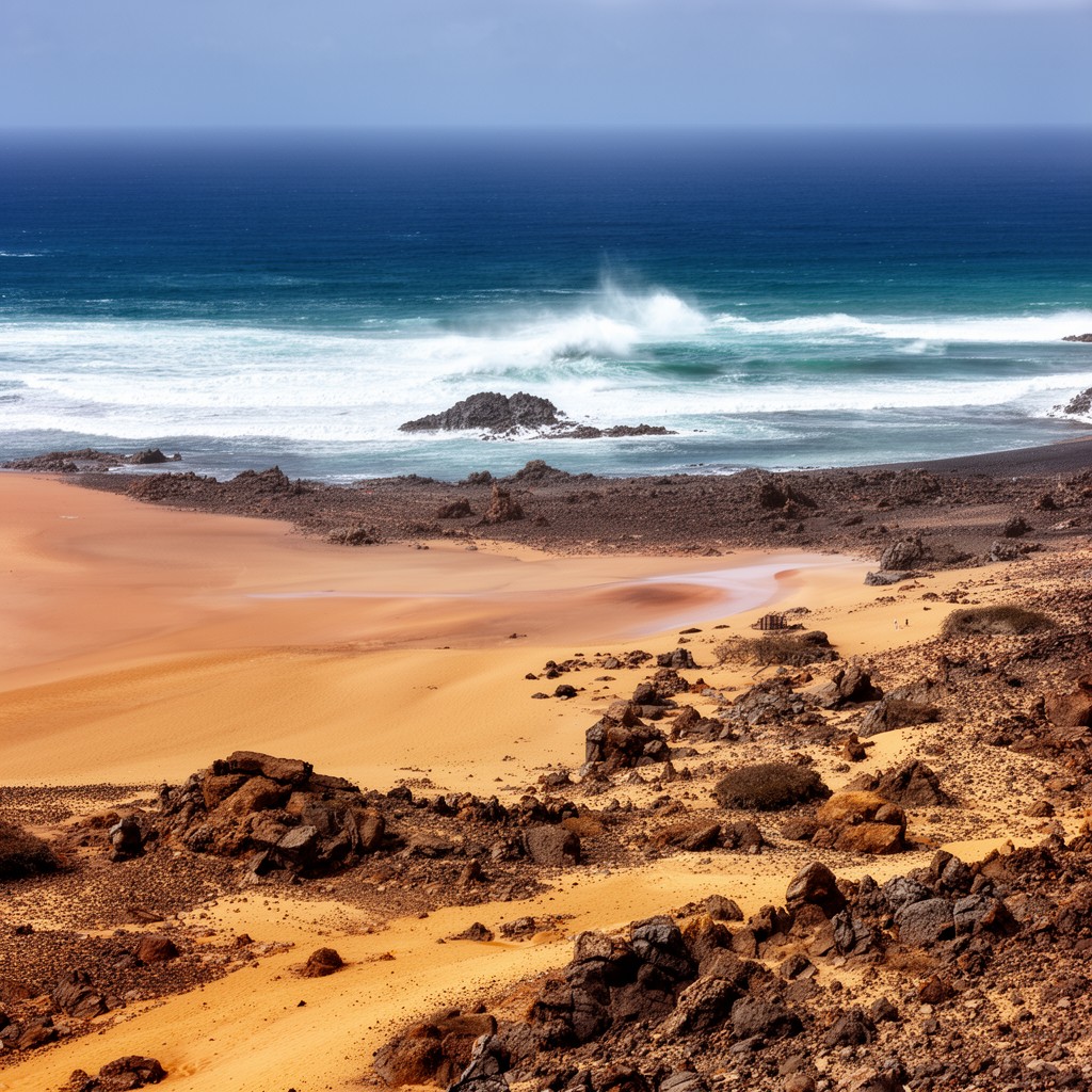 AI-generated illustration of Fuerteventura