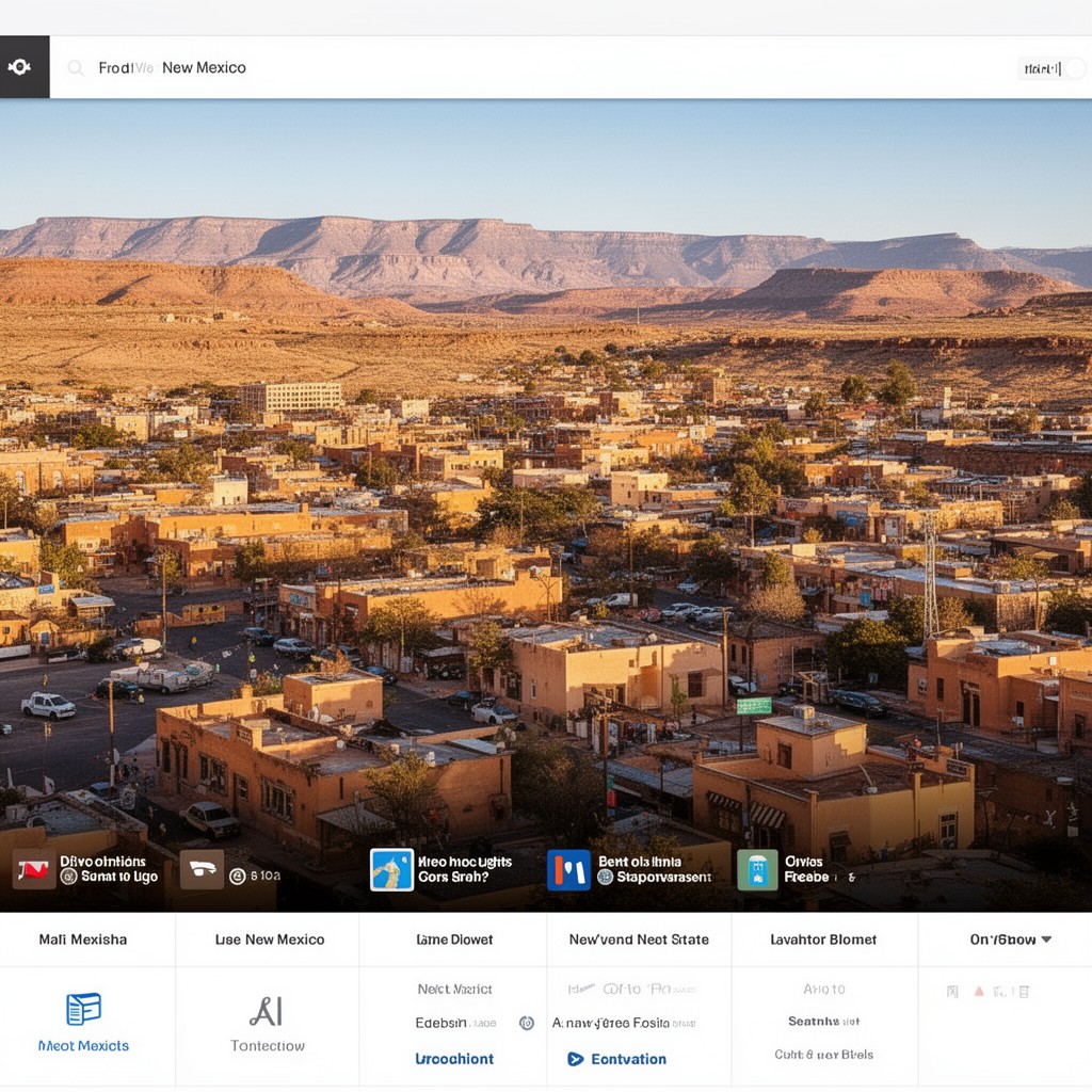 AI-generated illustration of New Mexico